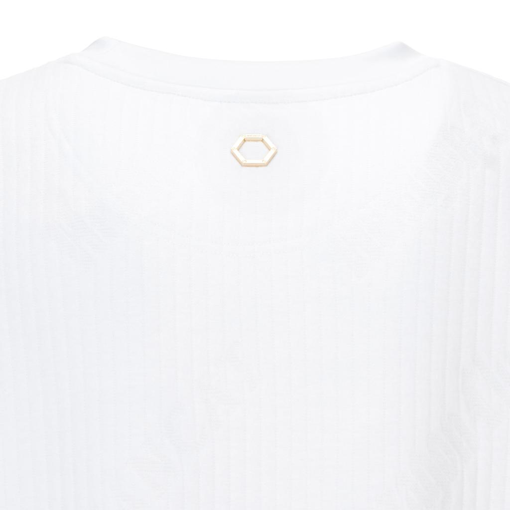 PERSIANCAT GOLF Logo Jacquard Jersey Sweatshirt White
