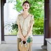 Yuzhaolin New Chinese Style Summer Two-Piece Set for Moms