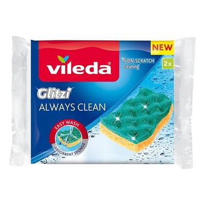 Vileda Viscose Spülschwamm Glitzi Always Clean 2 Stück - Bhp Hic 9235
