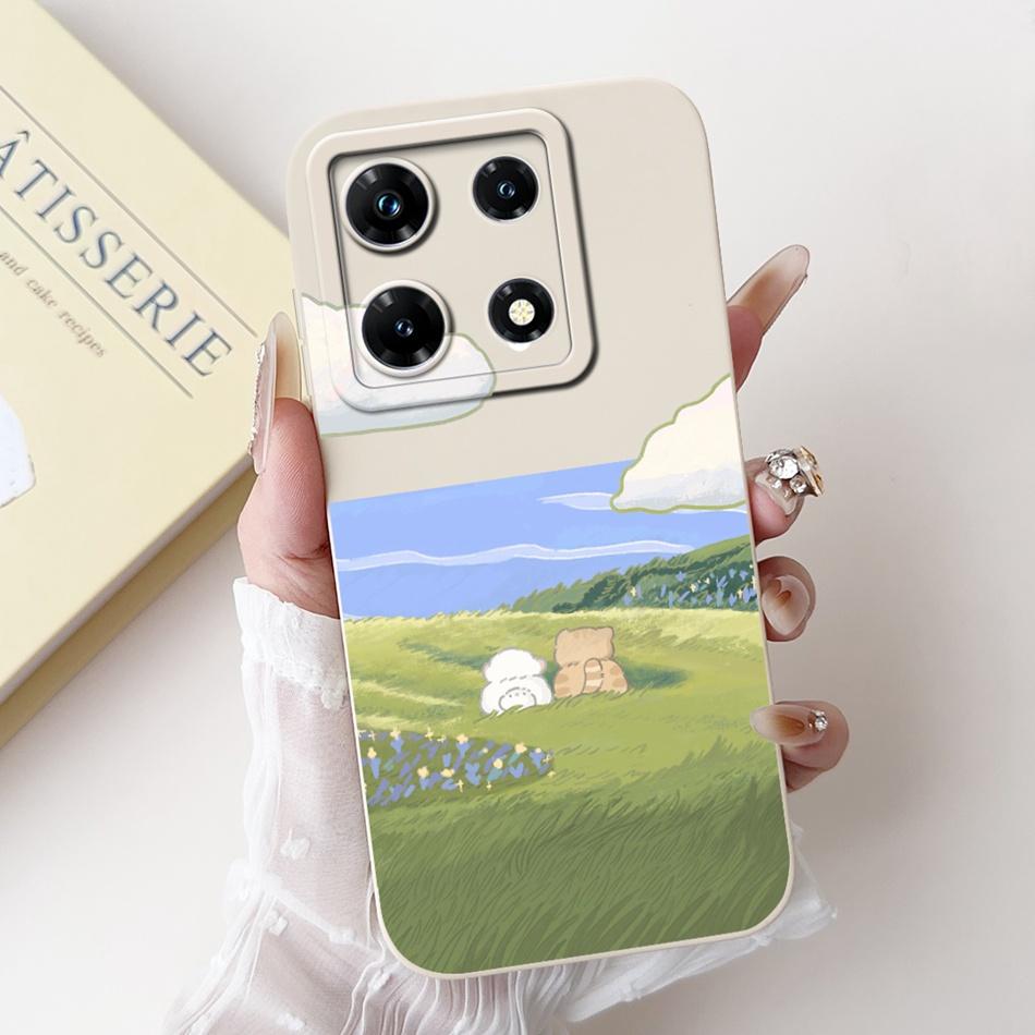 For Infinix Note 30 Pro Case Infinix Note 30i Note30 30Pro 4G Cute Panda Rabbit Cartoon Soft Silicone Shockproof Phone Cases