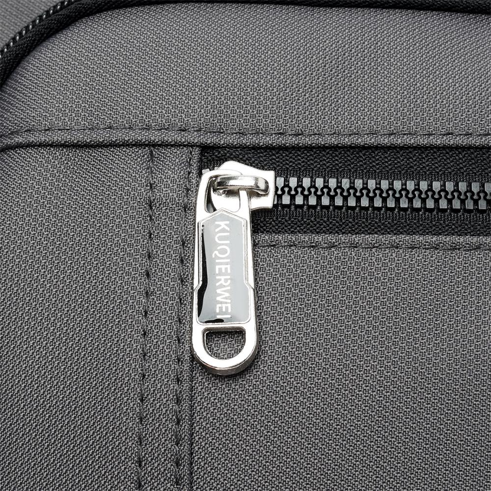 Men Business Messenger Bag Waterproof Oxford Crossbody Shoulder Bag Multi Pocket Travel Pack