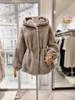 Shatin Hood Neck Faux Fur Coat