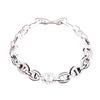 Zircon Pig Nose Chain Bracelet: Light Luxury, High-End Fashion, Niche Design Jewelry 