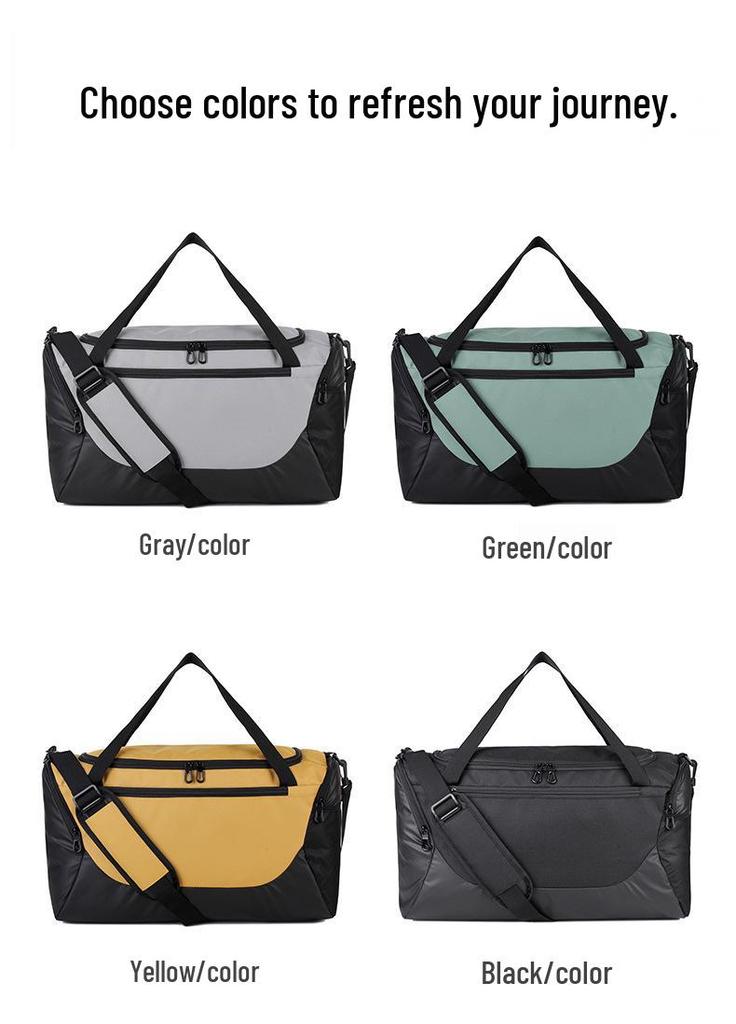 Hongya Arthur Men's Trendy Travel Bag - Large Capacity, Custom Logo, Sports/Fitness, Wet/Dry Separation, Basketball/Swimming.