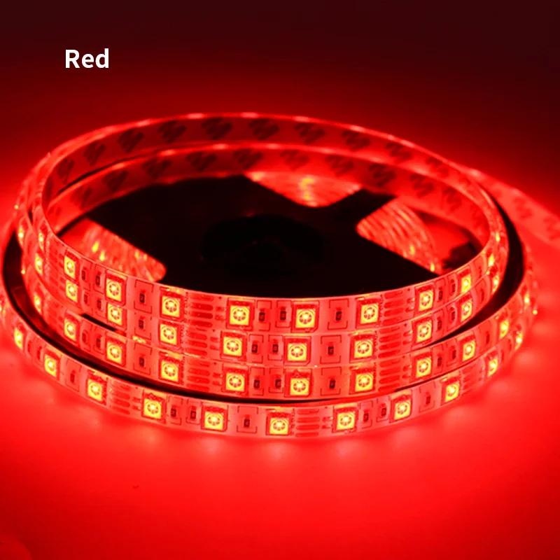 Waterproof LED Strip 12V RGB Strip Light 1M 2M 3M 4M Flexible Tape Lamp 2835 TV Backlight Light Ribbon Lamp For Room Decoration