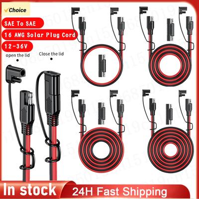 Car Extension Cable Quick Connect Harness Battery Charging Cable SAE To SAE 12V-36V Solar Auto Battery SAE Power Cable Connector