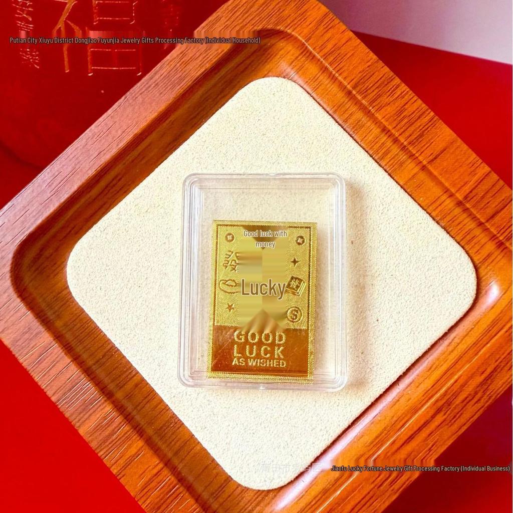 Pure Gold 999 Horse Year Phone Sticker for Wealth and Health - Popular Douyin Live Seller