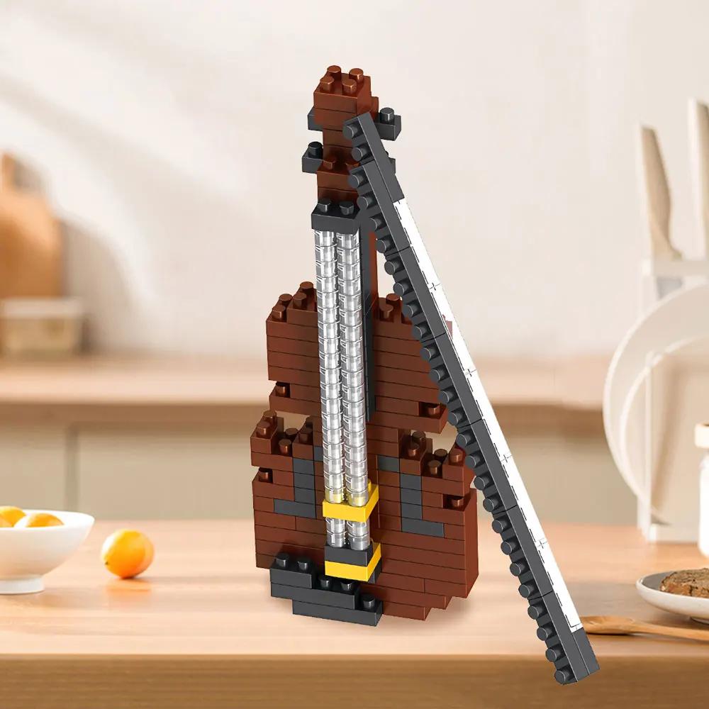 

Mini Musical Instrument Building blocks Piano or Guitar or Keyboard or Bass or Drums DIY Educational Toy for Boys & Girls!