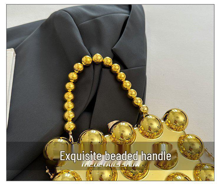 2024 Summer Egg-Shaped Acrylic Evening Bag: Trendy European & American Chain Crossbody