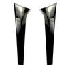 2PCS For Mercedes Benz ML GLE Class W166 2012-2018 ABS Bright Black Car Rear Window Spoiler Side Wing Cover