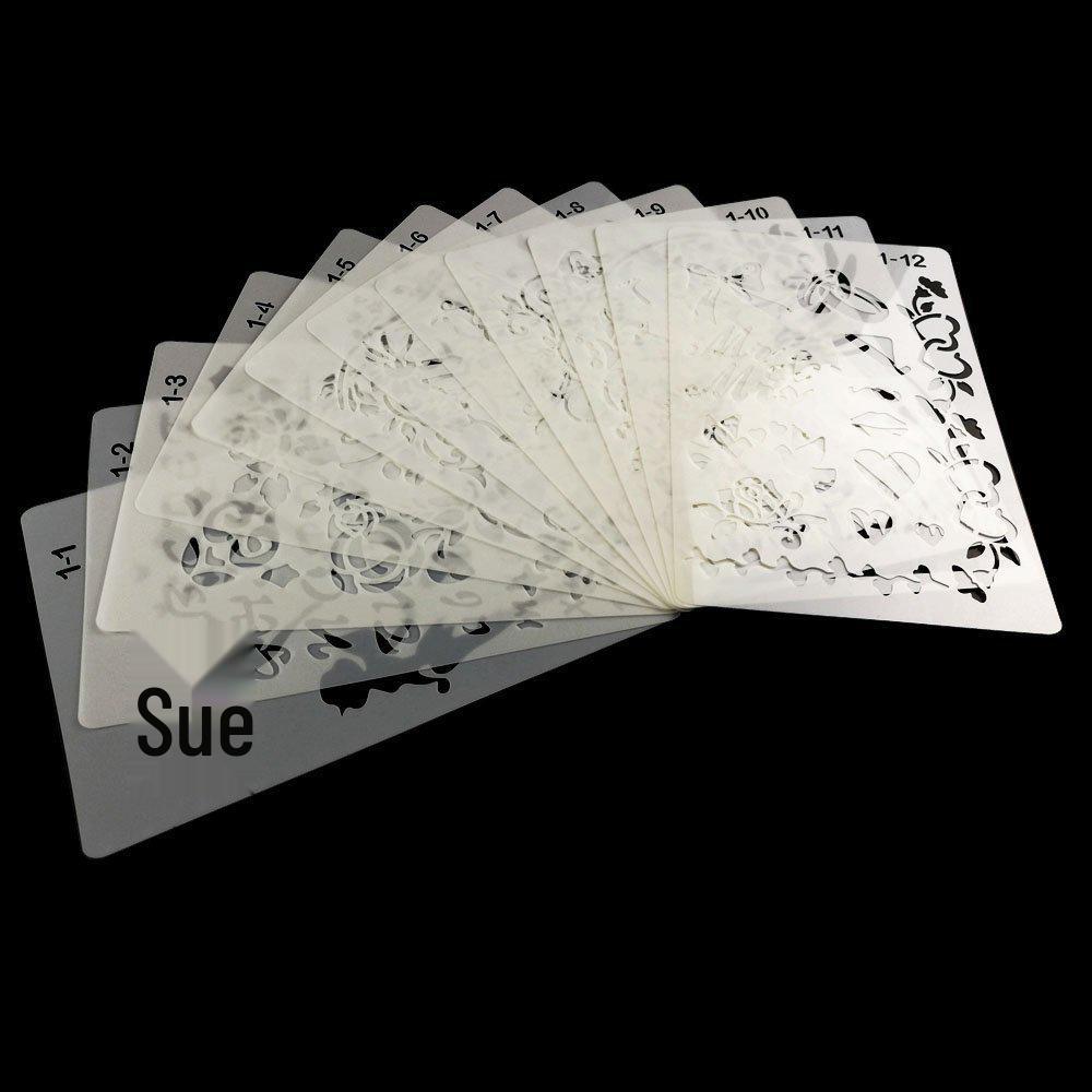 Lace Ruler Template for DIY Personalized Albums and Crafting