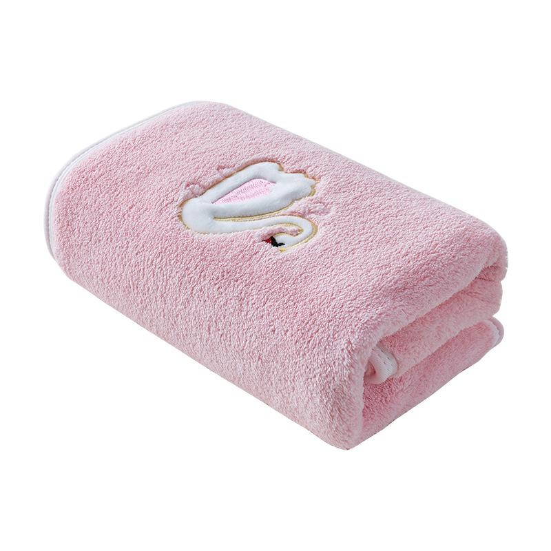 Cartoon Absorbent Towels Coral Fleece Face Towel for Adults Kids Soft Bath Hand Towel Gift Bathroom Towels for Home Bathroom