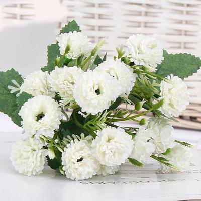 Ramo de simulación Lila realista, no se decolora, fácil de cuidar, decoración del hogar, ramo de flores artificiales versátil
