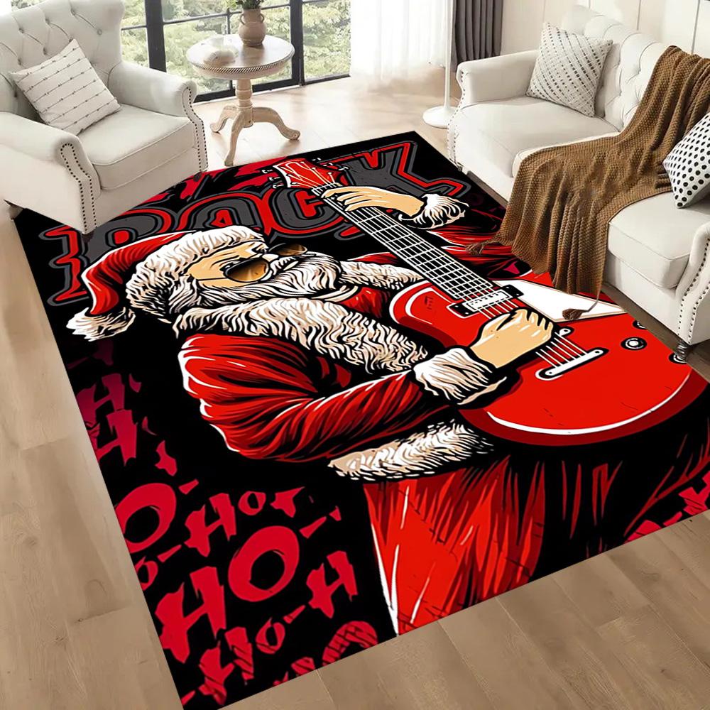 Fantasy Guitar Artwork Floor Mats for Living Room, Bedroom and Room Decoration Are Suitable for Gifts.