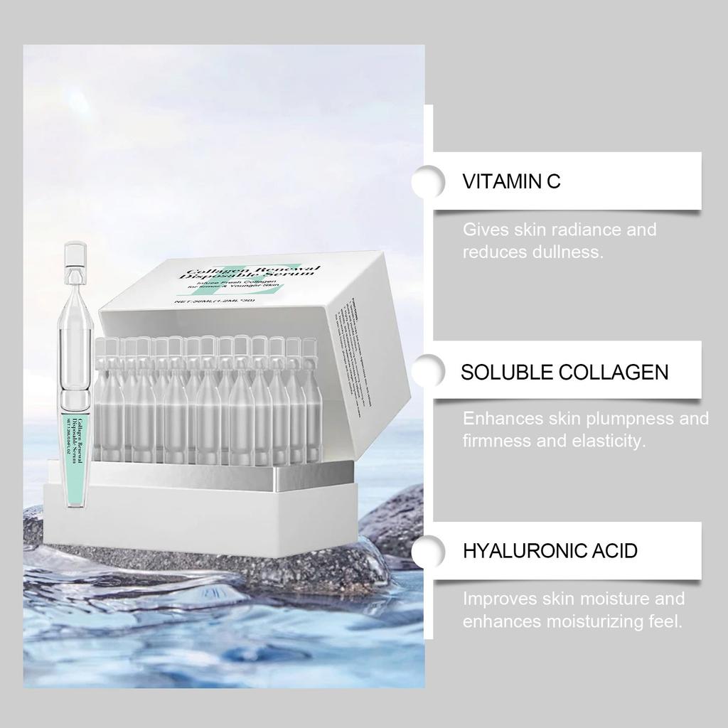 Single Use Serum Moisturizing Serum, Deep Moisturizing Serum, Maximum Absorption,1.2ml*30pcs/box