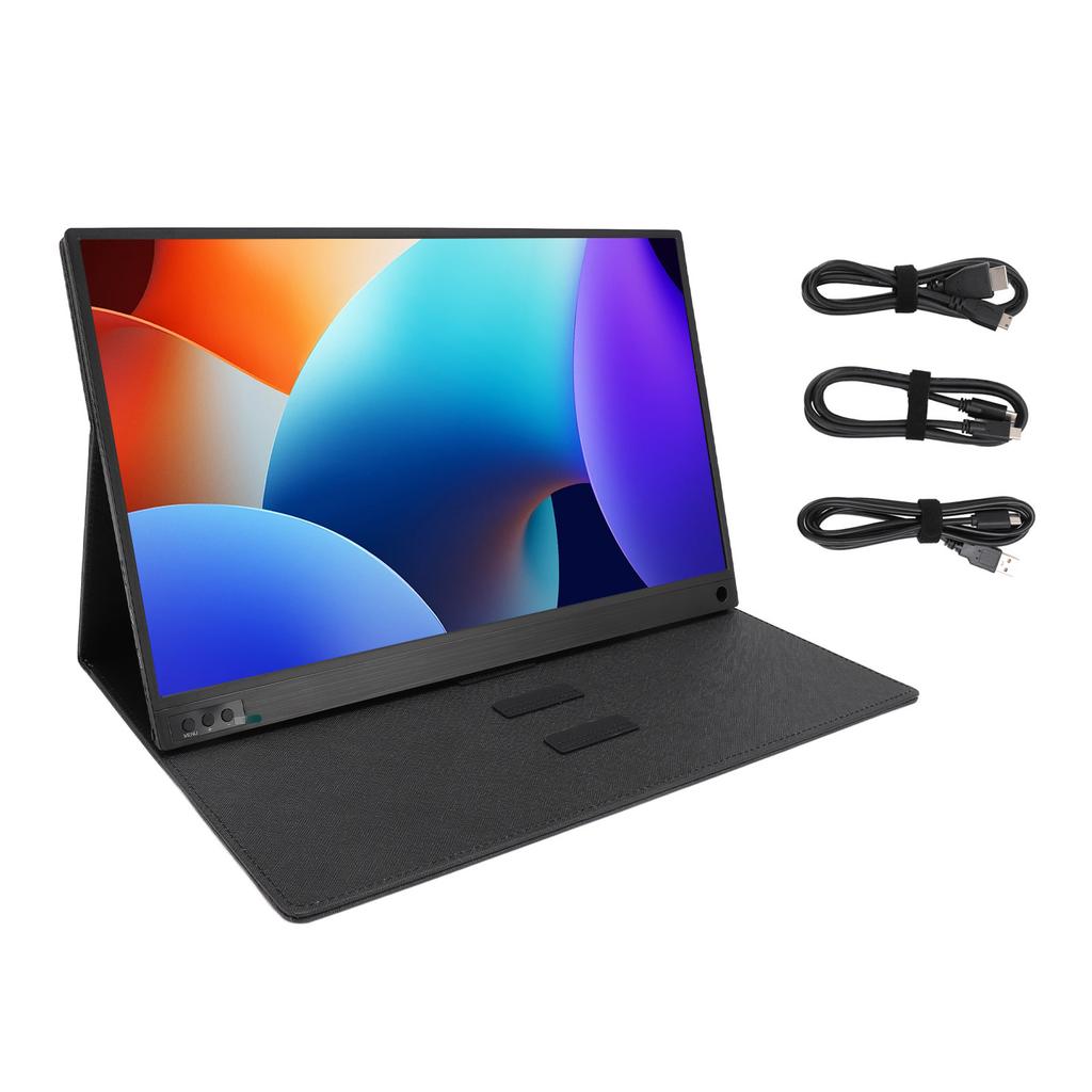 15.6inch Portable Display 1920x1080P 60Hz 178 Degrees  Wide Angle USB C 16:9 External Expansion Portable Display Screen