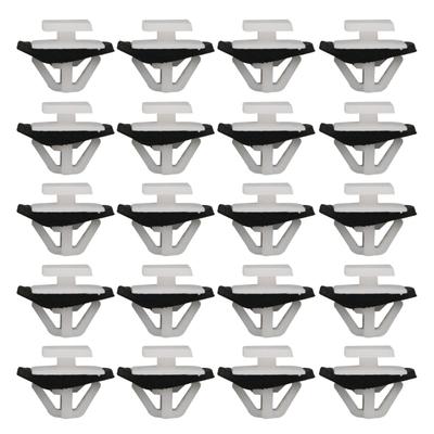 20 Peças de Clipes de Rebite de Plástico para Carro com Vedação 87756-2E000 Clipes de Fixação de Painel Lateral Acessório Automotivo 877562E000