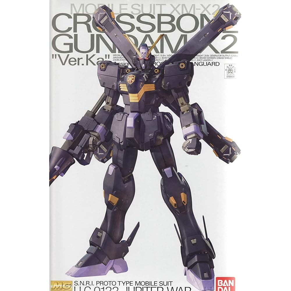 

MG 1/100 Crossbone Gundam X-2 Ver.Ka Model Kit Plastic Assembly Toy