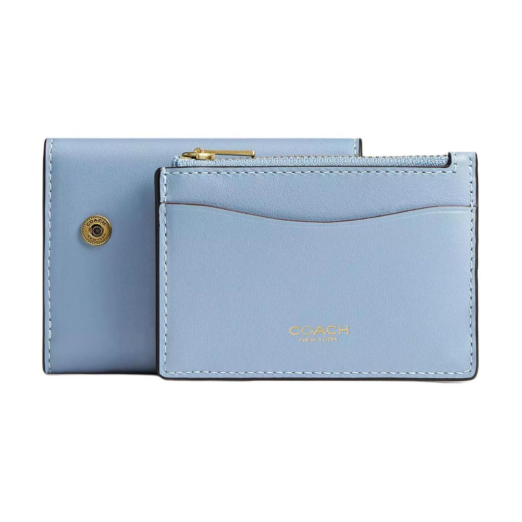 Coach Essential 10 Iconic Hardware Detachable Card Holder Wallet Women wallet Blue CZ111-B4PUB