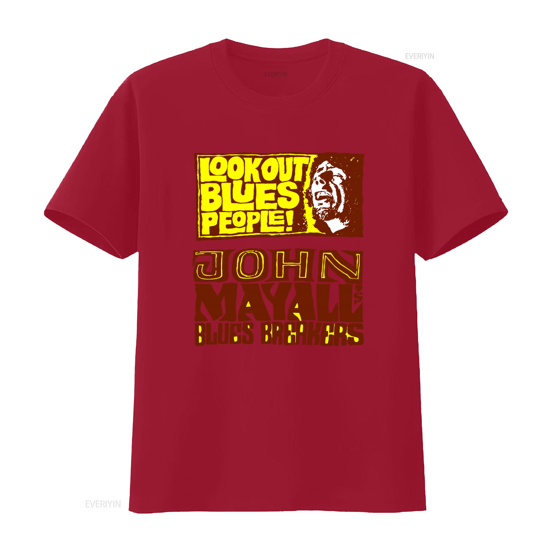 John Mayall the Bluesbreakers 1968 Tour Lookout Blues People T Shirt for Fans S 5XL vintage Washed Casual Stretched Stylish S