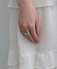 Halden Bold Round Ring (R018_Silver)