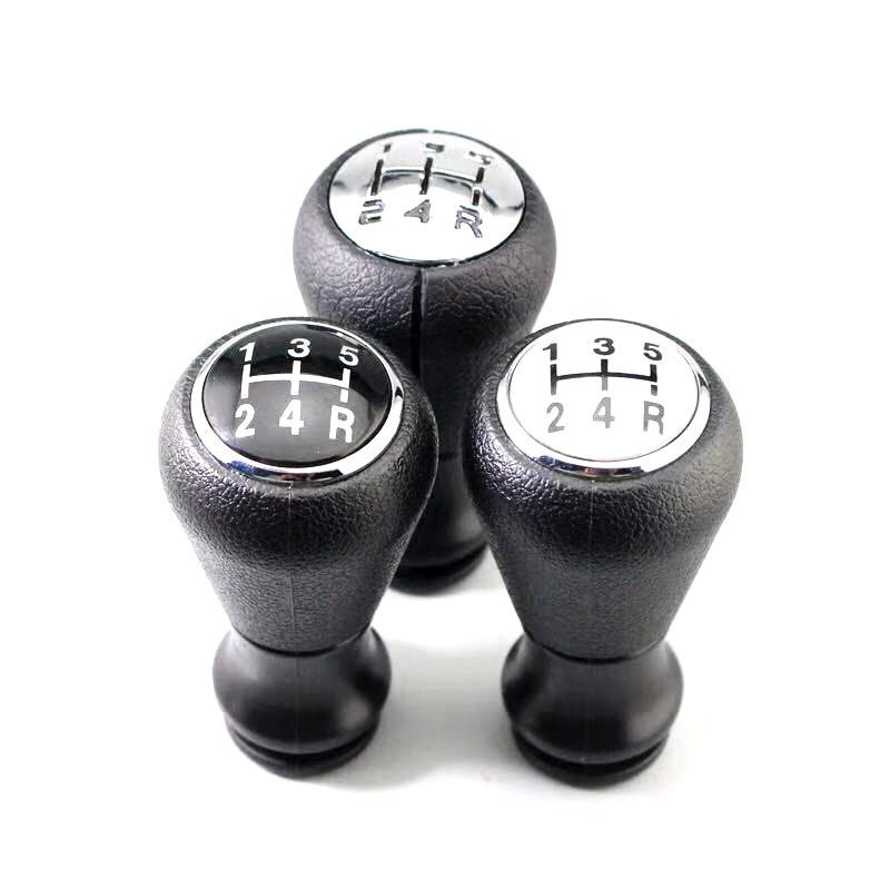 Car Gear Shifter Knob Leather Stick Car Gear Shifter Manual 5 Speed Shift Lever For Peugeot 106 206 306 406 407 107 207 307 205