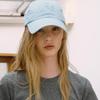 Elssibeui Lcve Logo Washed Cotton Ball Cap_Skyblue