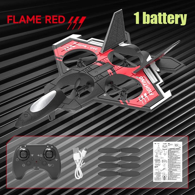 Non-Toxic S98 Rc Plane Remote Control Aircraft Toy Foam Fixed With Light Height Stunt Four-Axis Combat Drone Toys For Kids Christmas Gifts