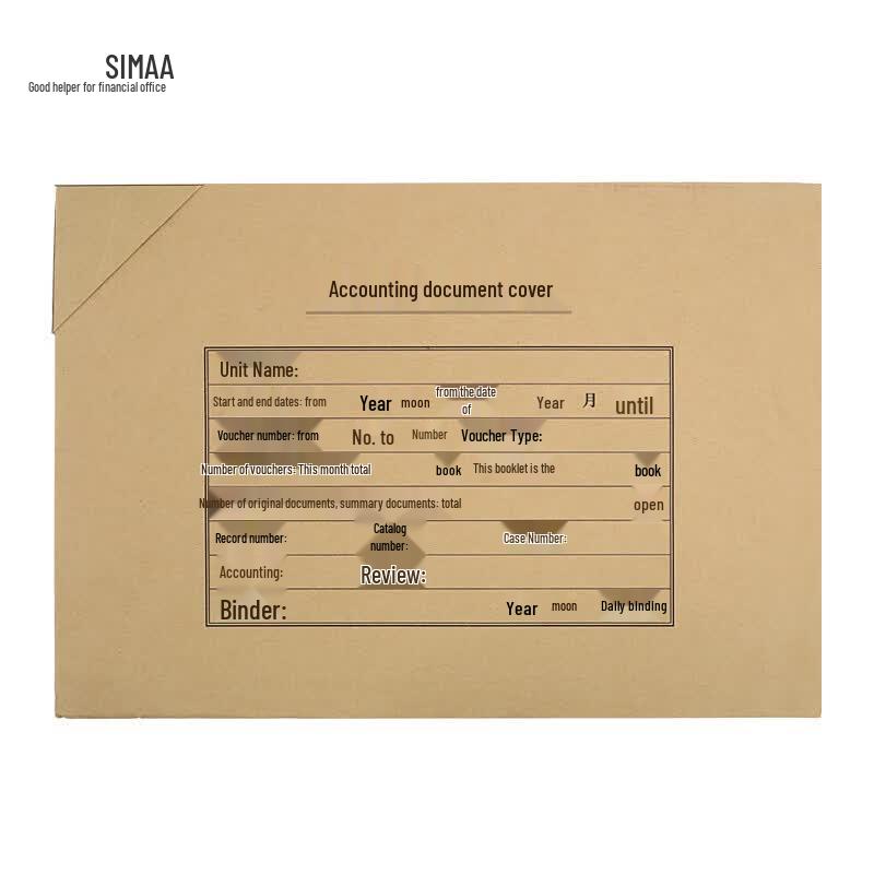 Xima A4 Horizontal Voucher Cover