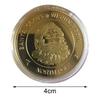 Novel Coin Gift Delicate Commemorative Coin Mini Perfect Gifts Christmas Compact Commemorative Coin