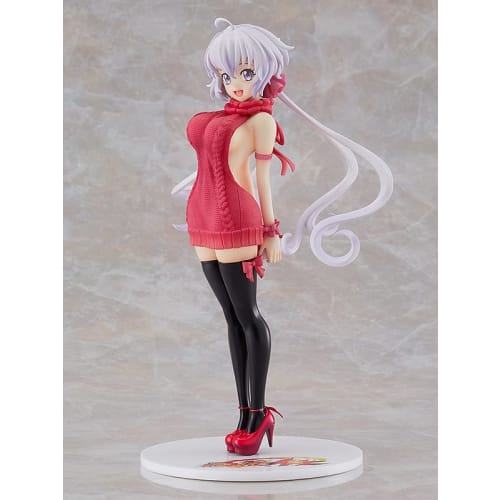 GOOD SMILE COMPANY Senki Zessho Symphogear AXZ Yukine Chris Lovely Sweater styleAQ 1/7 Scale Plastic Painted Complete Figure