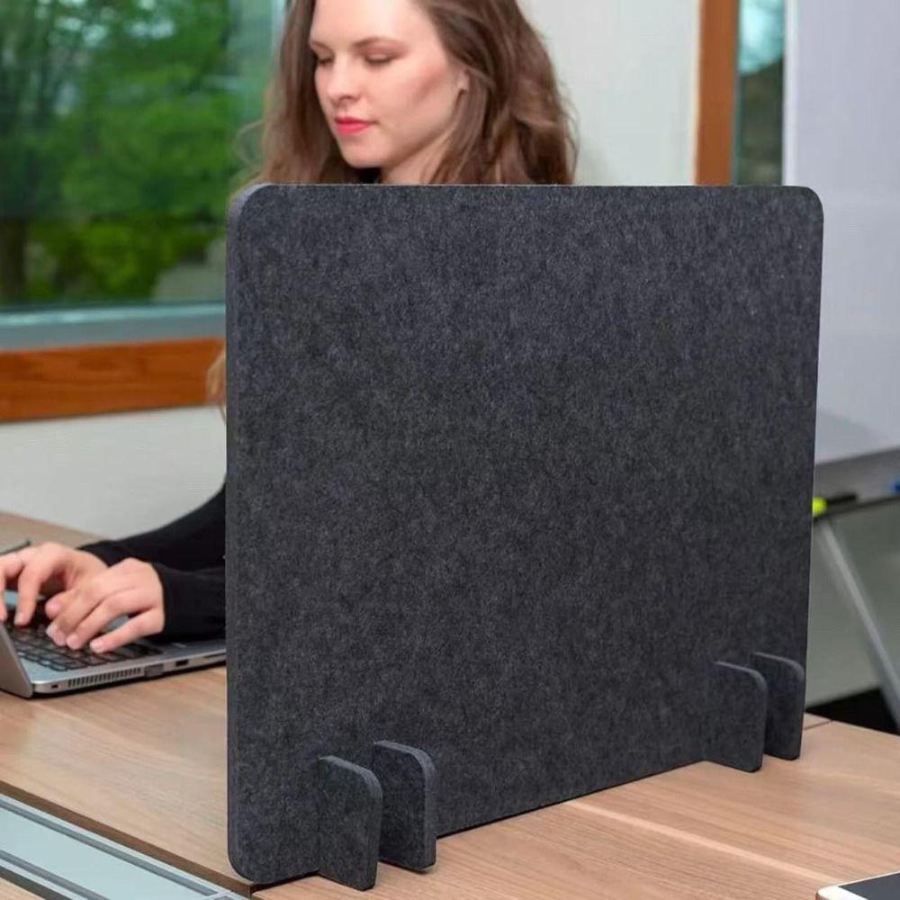 Thickened Student Desk Divider Felt Desk Screen Privacy Panel  for Student Desktops in Classroom