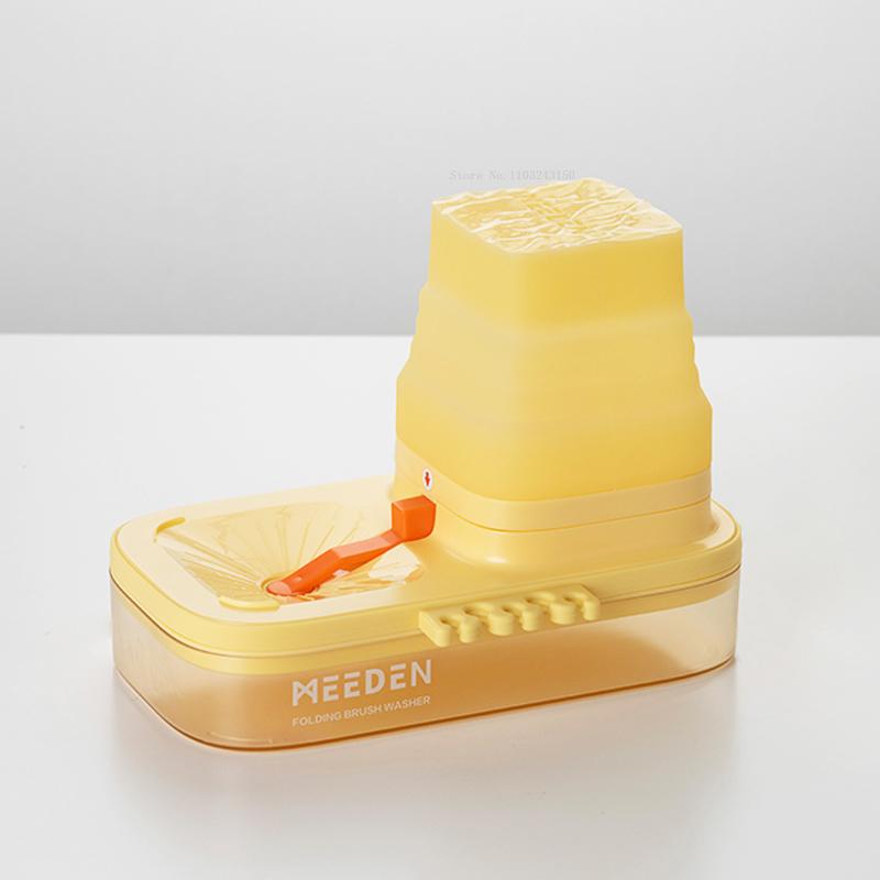 

Foldable Multi-function Brush Cleaner Clean Water Soak Water Collection Art Student Special Artist Pigment Brush Cleaning Tools