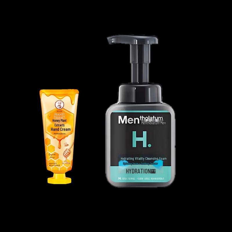Mentholatum Honey Hand Cream & Hydrating Cleanser Set