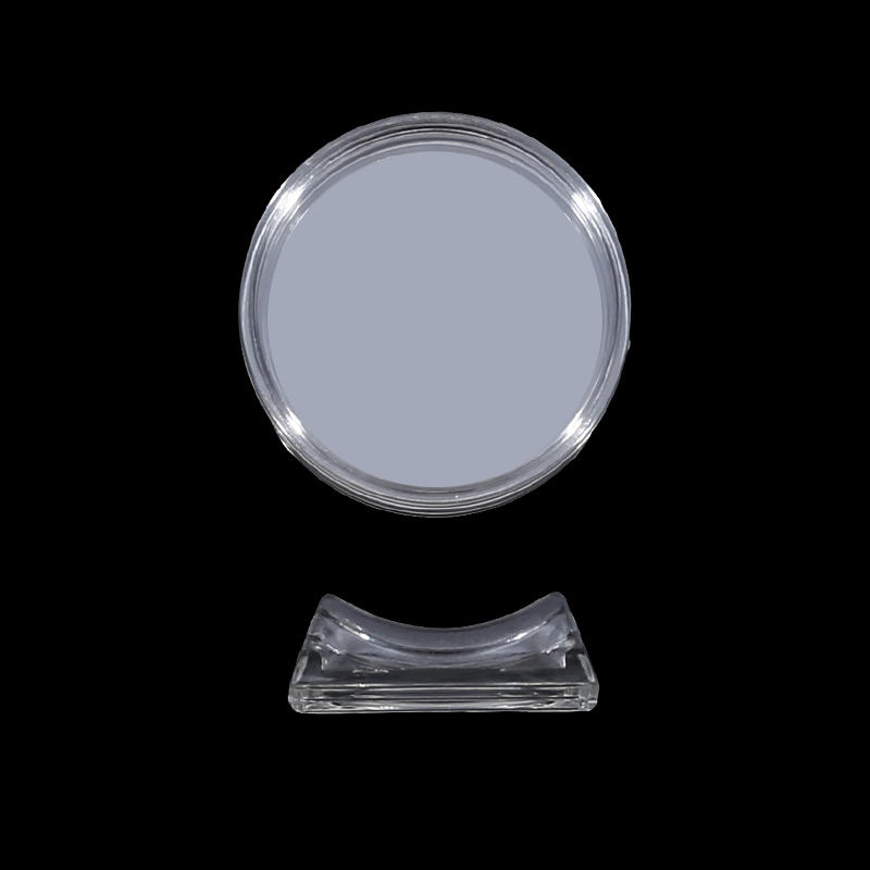 10 Stück Acryl-Kunststoff Gedenkmünzenhalter Schutzhülle Kompakte Runde Münzkapseln Aufbewahrungshalter für Sammler