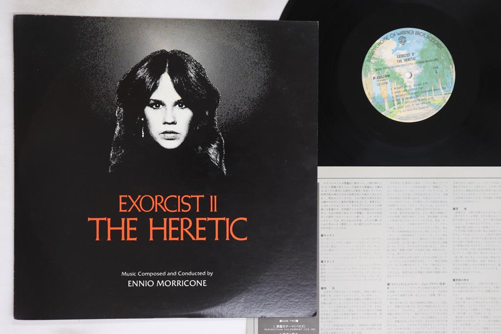 LP Record OST, ENNIO MORRICONE - Exorcist II P10324W WARNER BROS 1977 Japan Soundtracks & Musicals Used