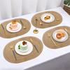 Placemats Set of 4,Heat Resistant pad,Place Mat Washable Table Mats for Kitchen Dining Table Mixed Color Non-Slip Place Mats