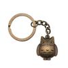 Pfauen Emaille Charms Eulen Schlüsselanhänger Vogel Anhänger Schlüsselring 28mm