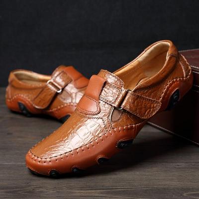 British Style Férfi Alkalmi Cipők Naplopók Valódi Bőr Férfi Cipők Mokaszinok Bőr Cipők Férfi Vezetőcipők