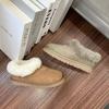 Women's Winter Tazz Suede Snow Boots with Extra Thick Sole and Round Toe, Plus Velvet, Cotton, Sheepskin Wool Lining