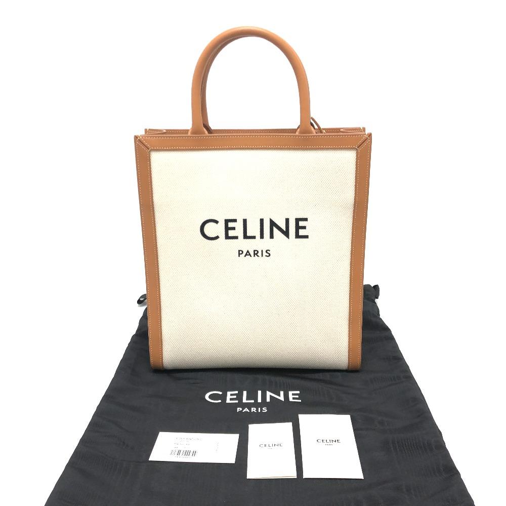 CELINE 192082BNZ.02NT Small Vertical Cabas 2WAY Hand Bag Shoulder Bag Tote Bag