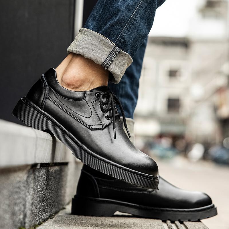 Fashion Hot selling men's boots New Trendy British Daily Comfortable Styles Fashion Party Outdoor Street High cut thick soled shoes