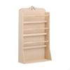 Dollhouse Cabinet Bookcase Display Shelves Furniture Bookshelf Stand for 1/6 Doll Room Box