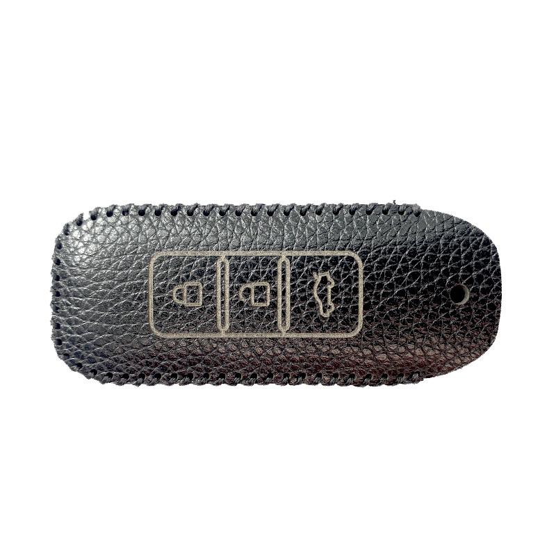 Baojun Car Key Case - Genuine Leather Shell for 730, 510, 530, 360, 560, 310W Models. Durable & Stylish for Women.