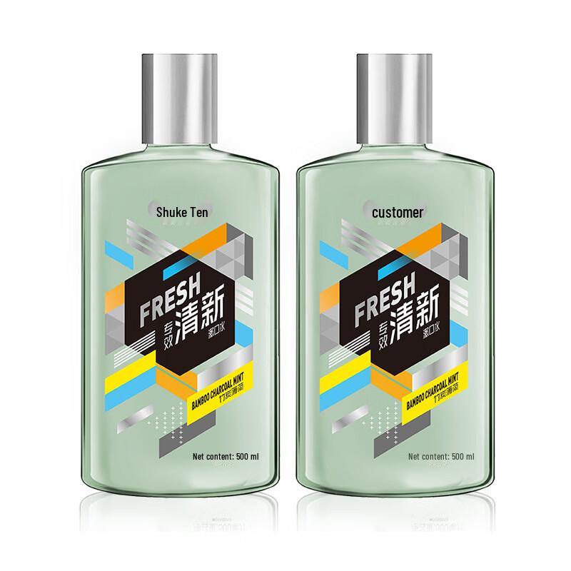 Shuke Bamboo Charcoal Mint Mouthwash