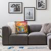 Rainbow Waterfall Art Pillow Cover  Square Cushion Cover Cute Funny Pillow Case For Living Room Chair