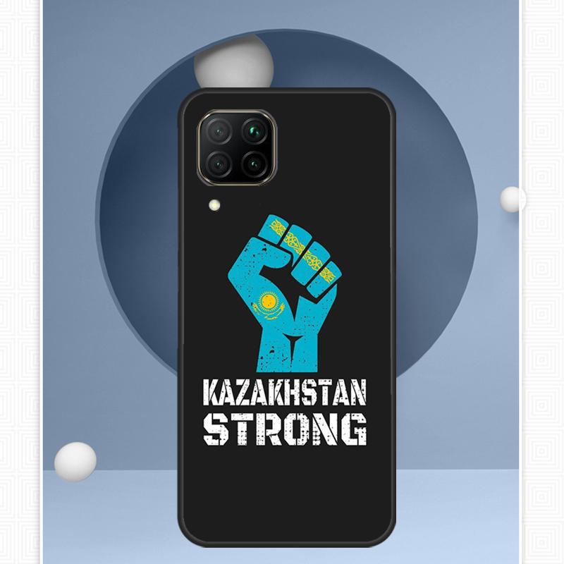 Kazakhstan flag For Huawei Nova 12s 12i 11i 8i Y91 Y60 Y70 Y72 Y90 Y61 9 10 SE P20 P40 Lite P30 P60 Pro Case