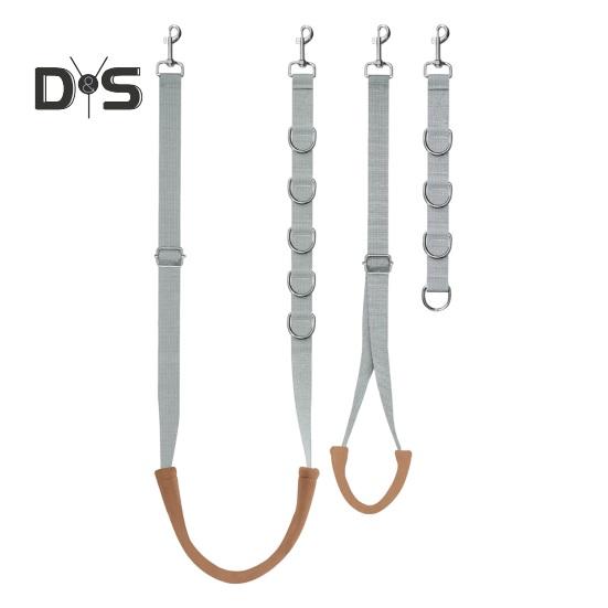 

3 шт./компл. петля для ухода за домашними животными, ремень для ухода за собаками, удлинитель для рук, петля для купания домашних животных, поводок для удержания домашних животных серый