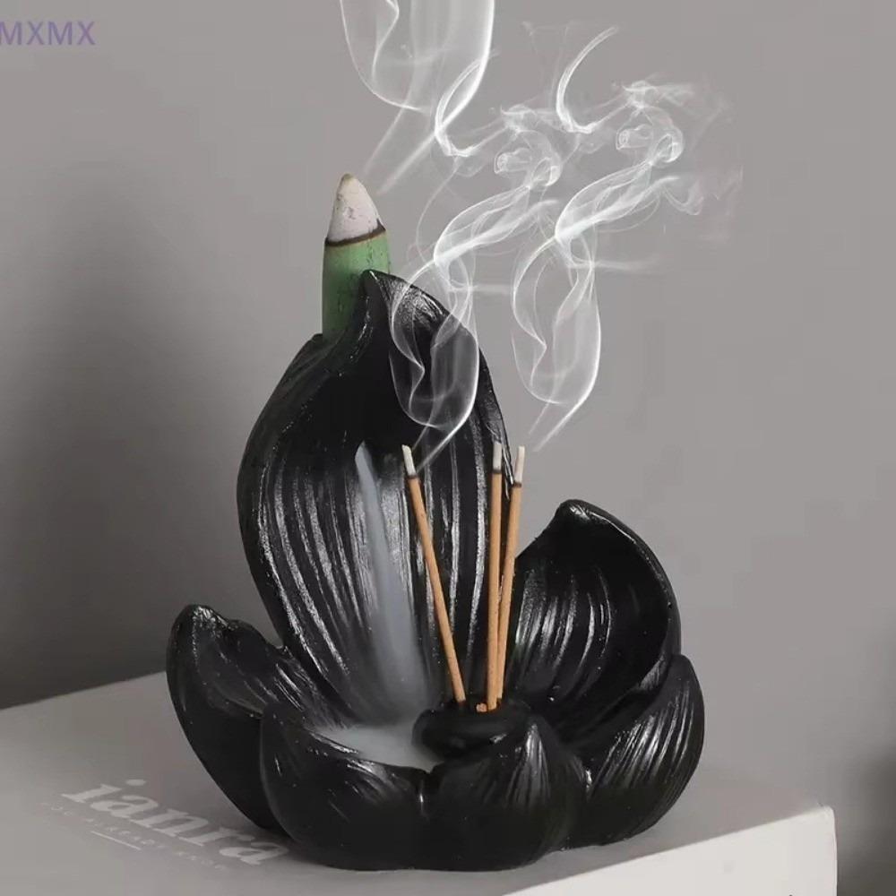 Lotus Line Rökelsefat Hartsrökelsehållare Rökelsebrännare Pinnställ Tempel Yogastudios