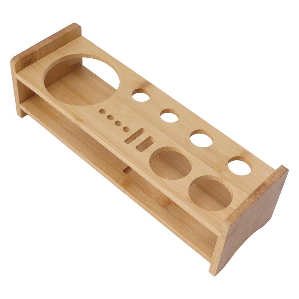 Easy Storage Bar Tool Organizer Wood Bartender Set Stand Portable Bartending Tool Holder Home